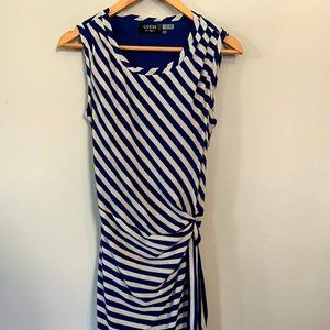 Guess Royal Blue and Cream stretchy dress